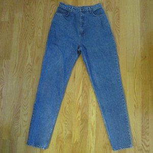 CAPEZIO WOMENS SIZE 12 TALL JEANS VINTAGE 90's STONE WASHED DENIM HIGH WAIST MOM